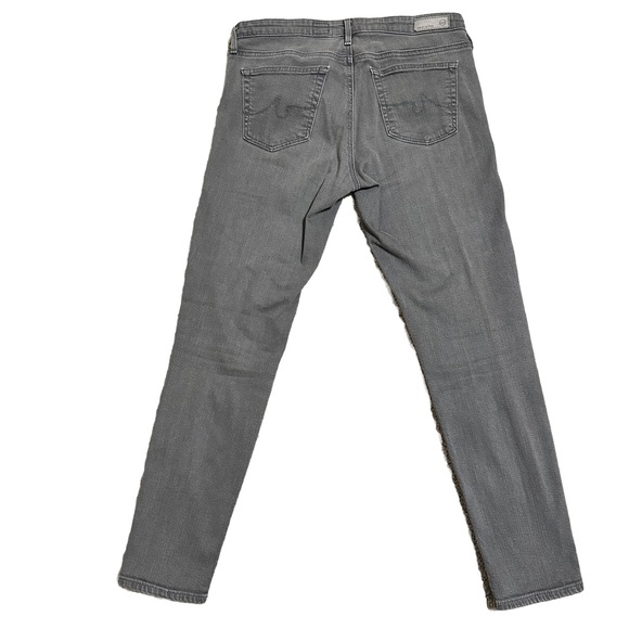 AG Slim Straight Leg Grey Jeans Stevie Ankle SZ 28R .EUC. No Flaws. - Picture 2 of 9